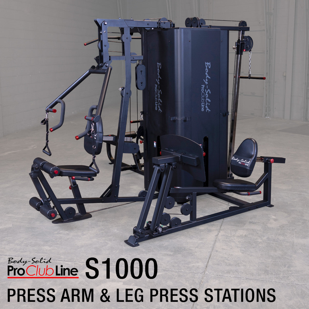 Body-Solid Pro ClubLine S1000 Four-Stack Gym stations