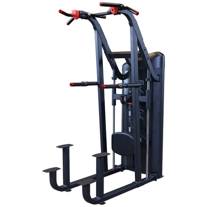 Body-Solid S2ACDX/2 Pro ClubLine Series 2 Weight Assisted Chin & Dip Machine on white background