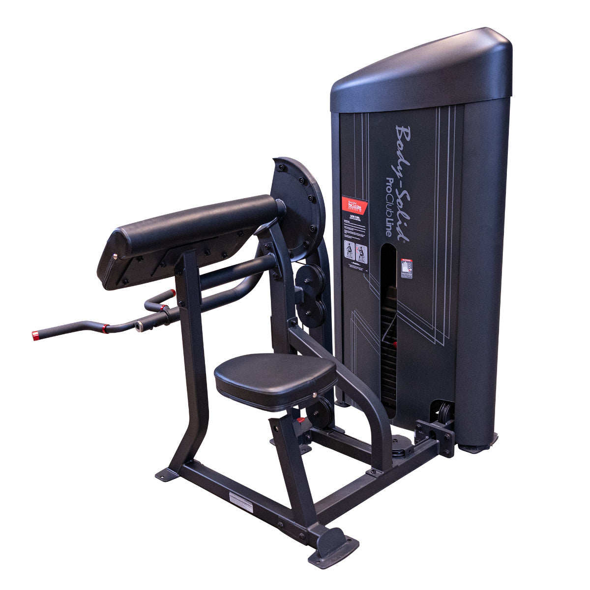 Body-Solid S2ACX Pro ClubLine Series 2 Arm Curl Machine on white background