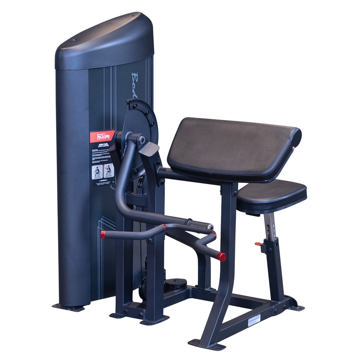 Body-Solid S2ACX Pro ClubLine Series 2 Arm Curl Machine on white background