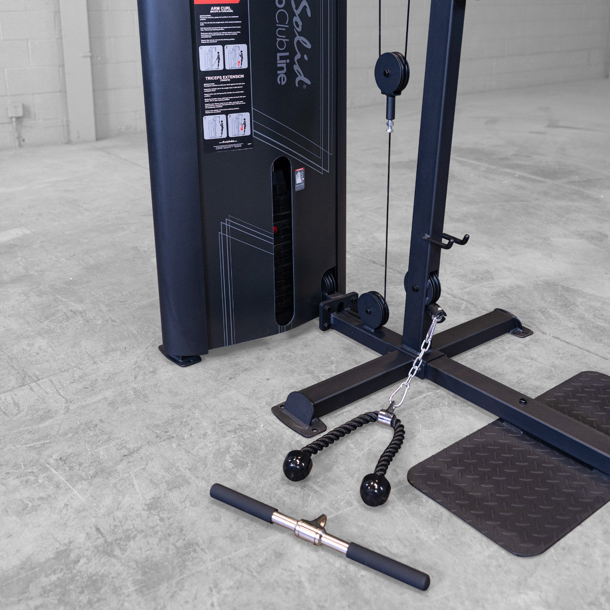 Body-Solid S2BTPX Pro ClubLine Series 2 Dual Bicep & Triceps Machine closeup