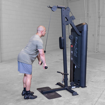 Body-Solid S2BTPX Pro ClubLine Series 2 Dual Bicep & Triceps Machine in gym with man exercising