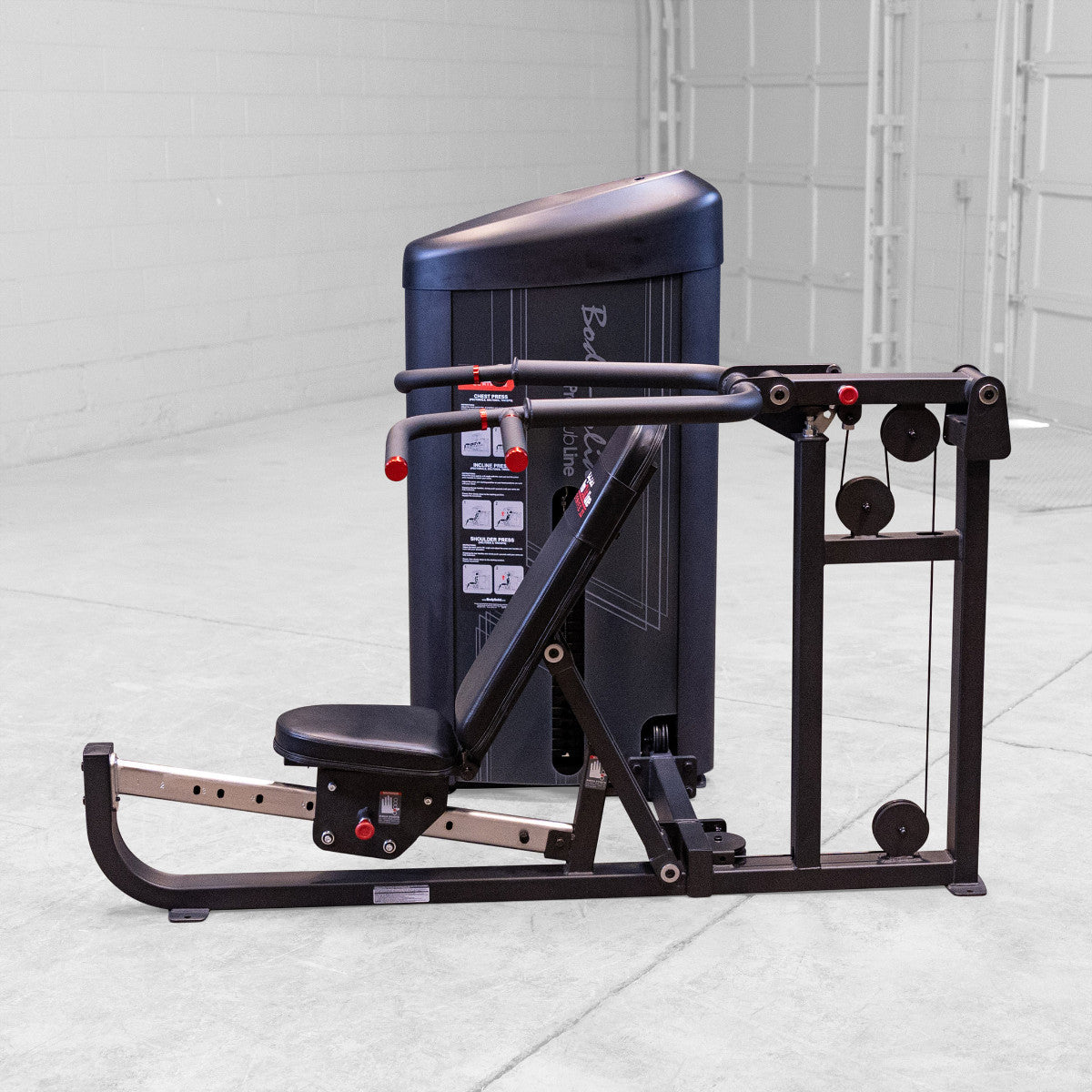 Body-Solid S2MPX Pro ClubLine Series 2 Flat, Incline, & Shoulder Press Machine side view
