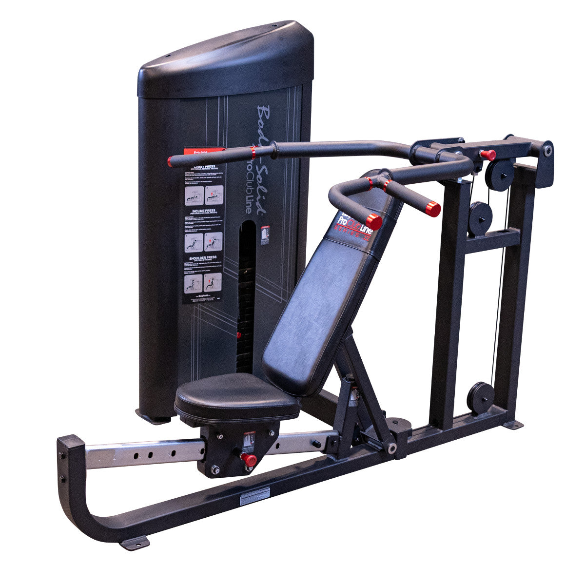 Body-Solid S2MPX Pro ClubLine Series 2 Flat, Incline, & Shoulder Press Machine on white background