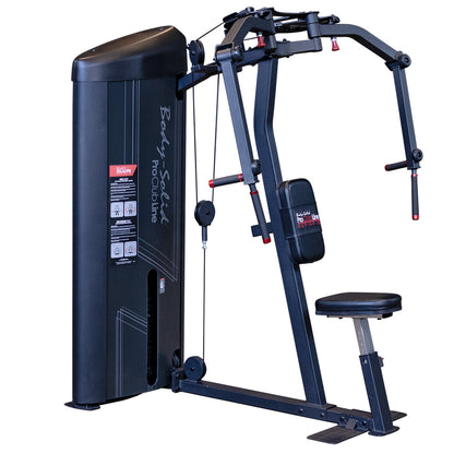 Body-Solid S2PECX Pro ClubLine Series 2 Dual Pec Fly & Rear Delt Machine on white background