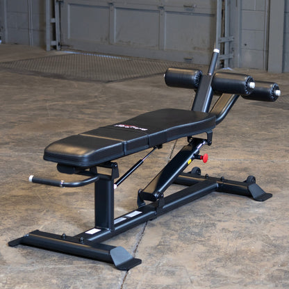 Body-Solid SAB500B Pro ClubLine Adjustable Decline Ab Bench