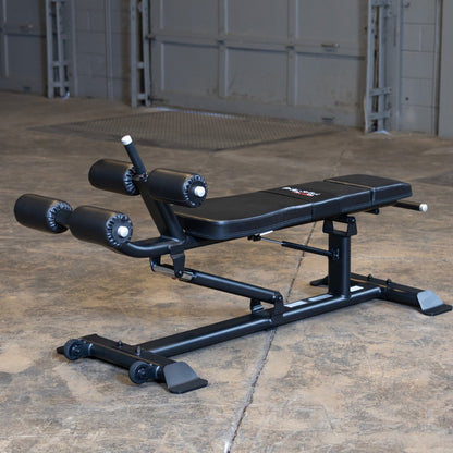Body-Solid SAB500B Pro ClubLine Adjustable Decline Ab Bench
