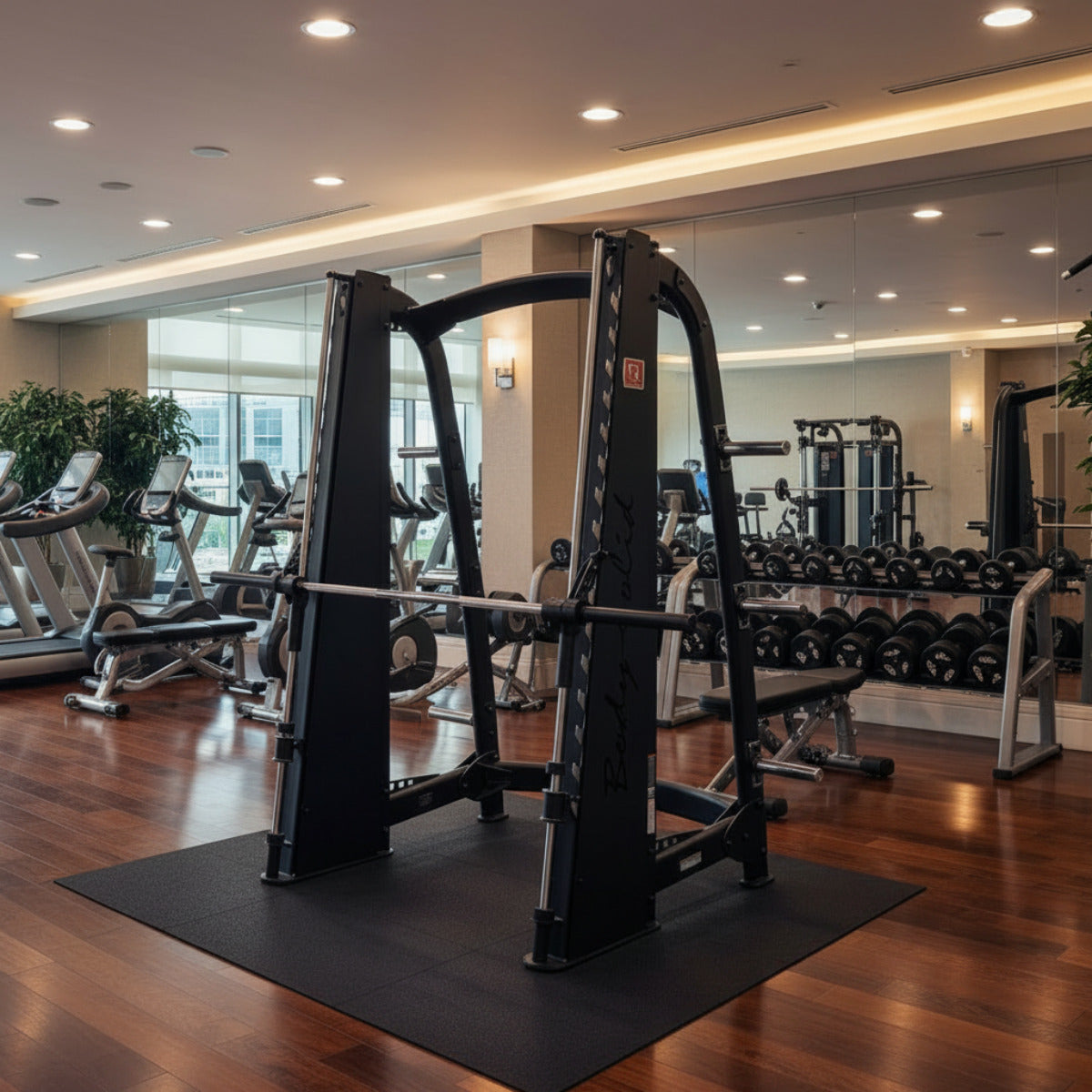 Body-Solid Pro ClubLine SCB1000B Counter Balanced Smith Machine in gmy