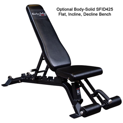 Optional Body-Solid SFID425 weight bench