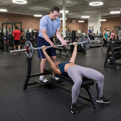 Body-Solid SOFB250 Pro ClubLine Olympic Flat Press Bench in gym