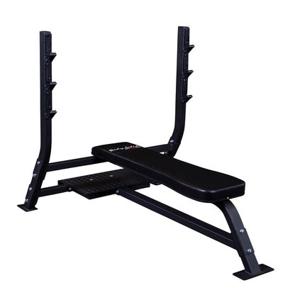 Body-Solid SOFB250 Pro ClubLine Olympic Flat Press Bench on white background