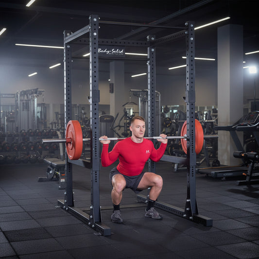 Body-Solid SPR1000 Commercial Power Rack in gym