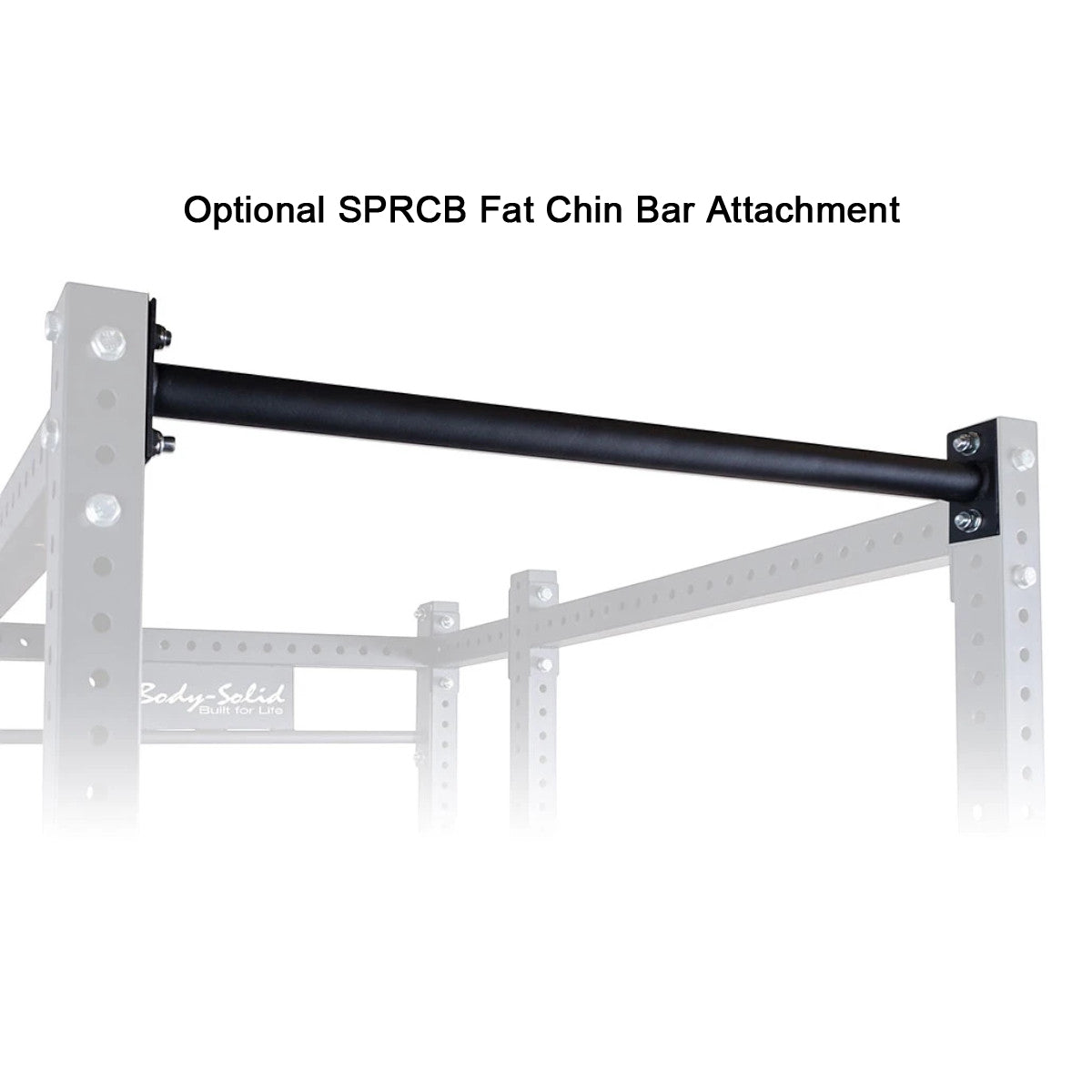 Body-Solid SPR1000 Commercial Power Rack Fat Chin Bar