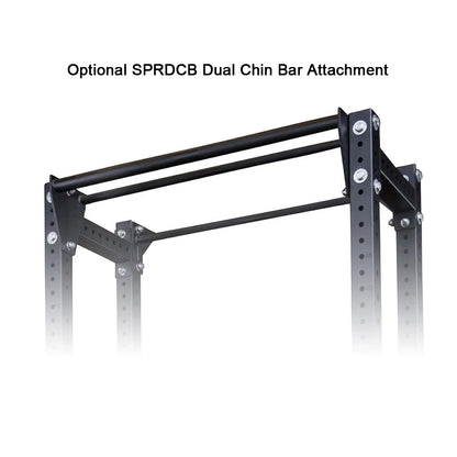 Body-Solid SPR1000 Commercial Power Rack Dual Chin Bar
