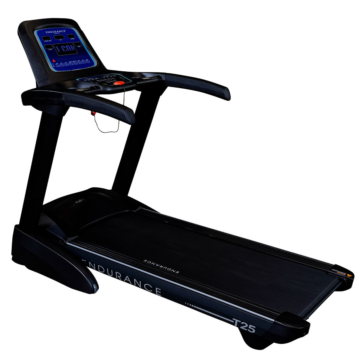 Body-Solid Endurance T25 Folding Treadmill on white background