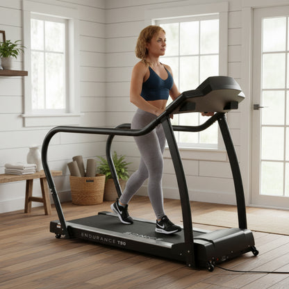 Body-Solid Endurance T50 Walking Treadmill in home