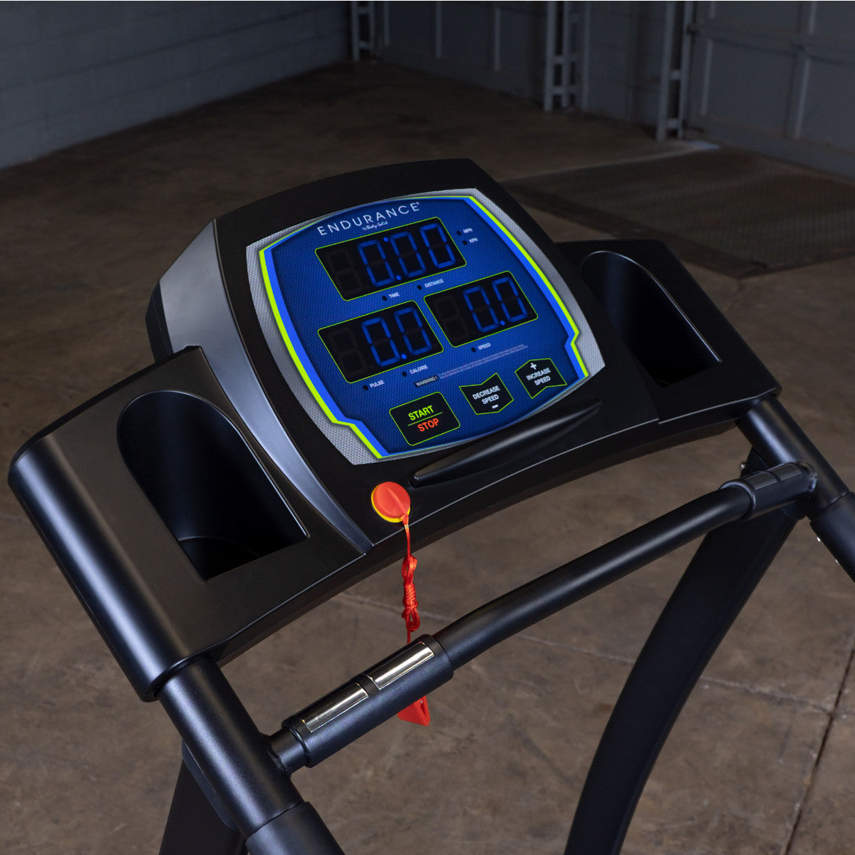 Body-Solid Endurance T50 Walking Treadmill console