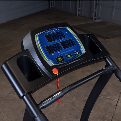 Body-Solid Endurance T50 Walking Treadmill console