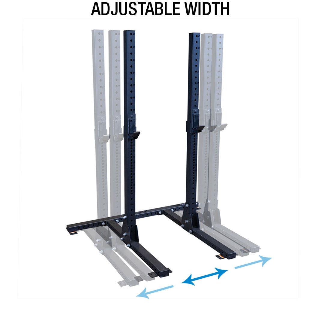 Body-Solid Pro ClubLine SPR250 Squat Rack adjustable width