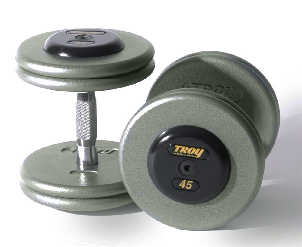  Troy Barbell Contour Handle HFDC-R pro-style dumbbells.