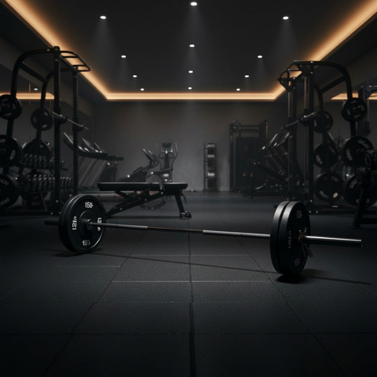 Ivanko Barbell OBT-20KG Olympic Bar - Made in USA in gym