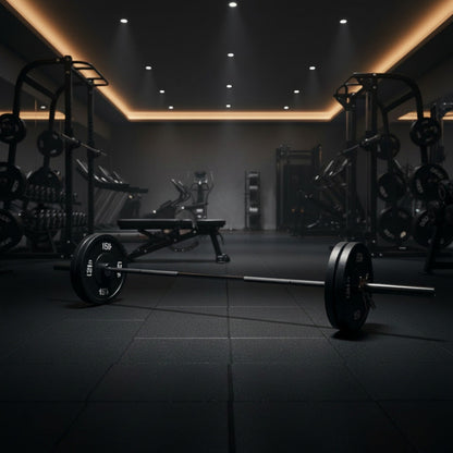 Ivanko Barbell OBT-20KG Olympic Bar - Made in USA in gym