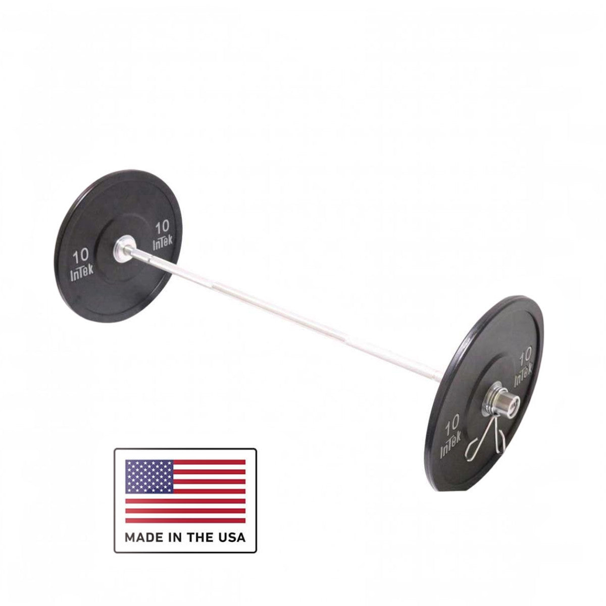 Intek Strength 2NBR2.5 Olympic Technique Bar 2.5kg Made in USA on white background