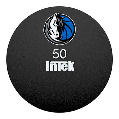 Intek Strength Armor Series Solid Urethane Dumbbell with Dallas Mavericks custom logo