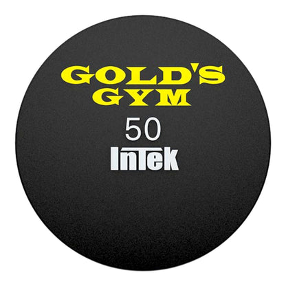Intek Strength Armor Series Solid Urethane Dumbbell with Golds Gym custom logo