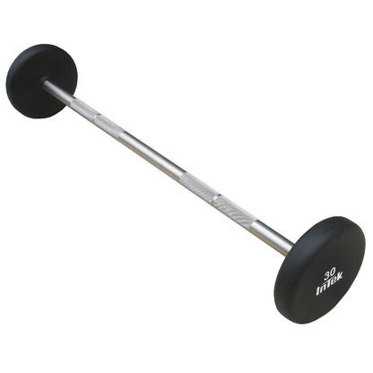 Intek Strength Armor Series Solid Urethane Straight Bar on white background