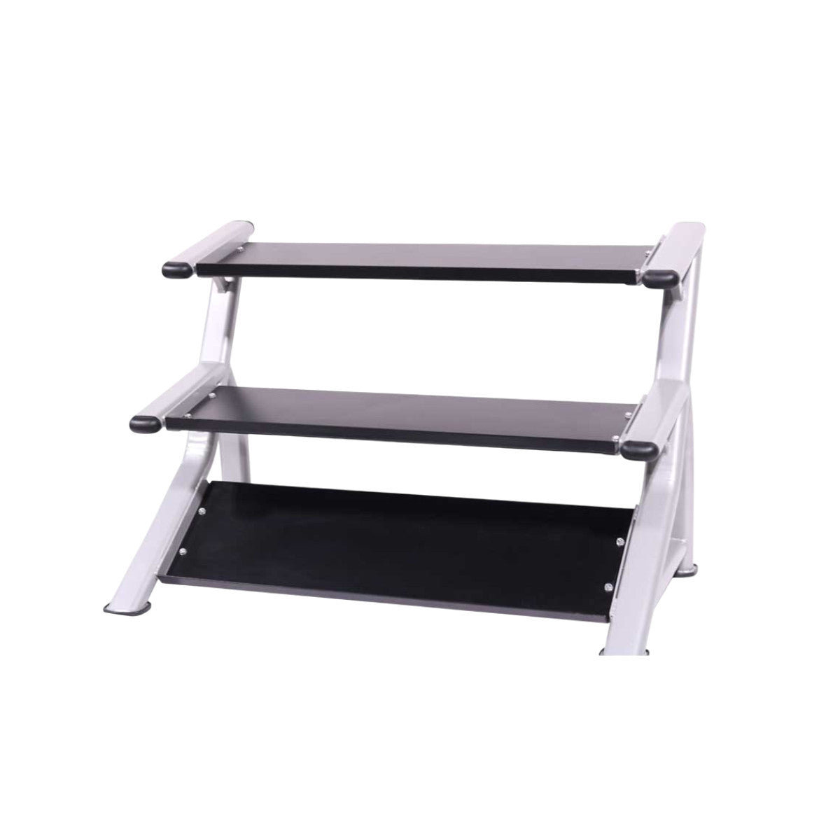 Intek Strength DBRack-T Tray Style Dumbbell Rack on white background
