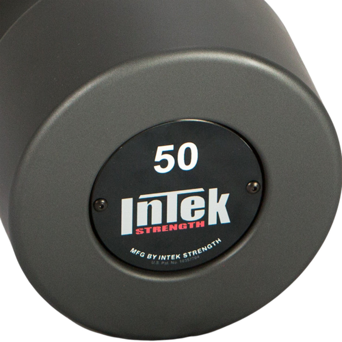 Intek Strength Hybrid Cerakoted Barbell carbon gray on white background
