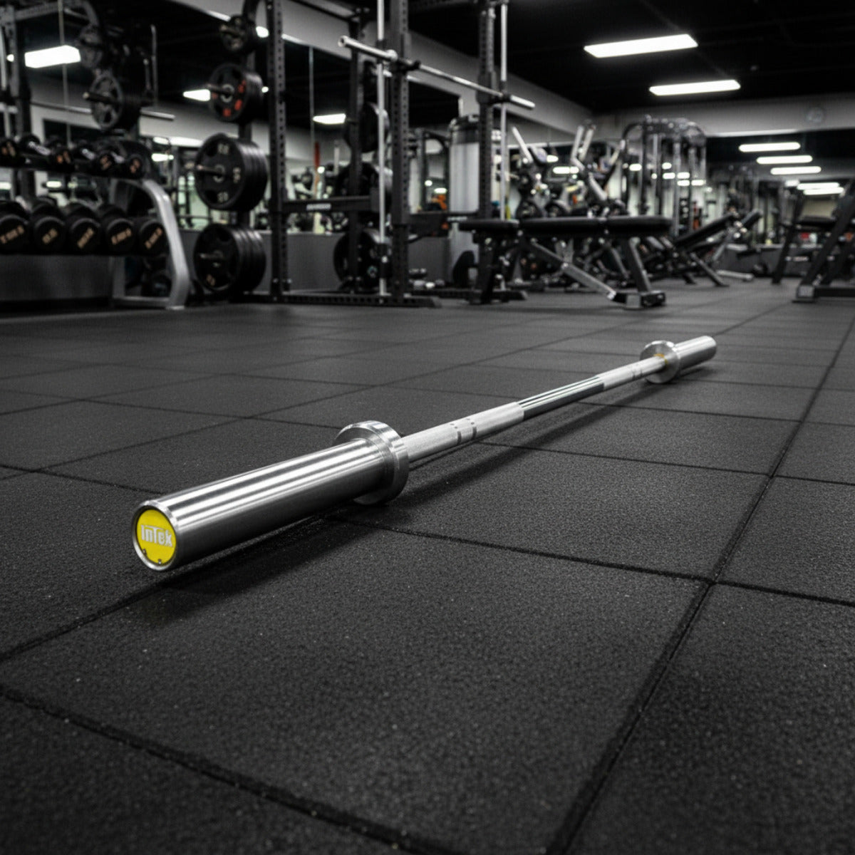 Intek Strength JRHBR Olympic Power Bar 15kg in gym