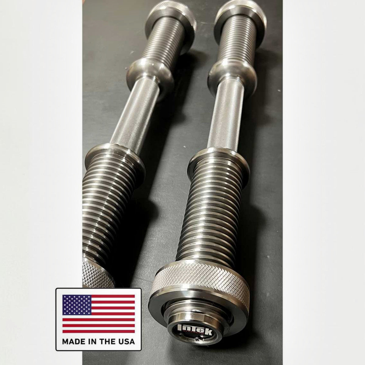 Intek Strength Kräft Steel Loadable Dumbbell Handle 15 lb. Made in USA