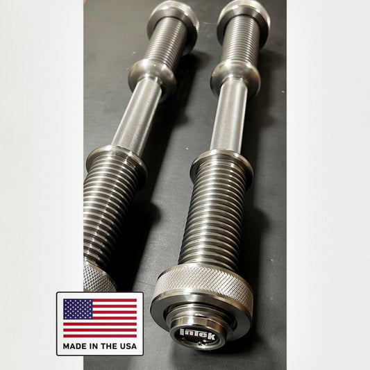 Intek Strength Kräft Steel Loadable Dumbbell Handle 15 lb. Made in USA