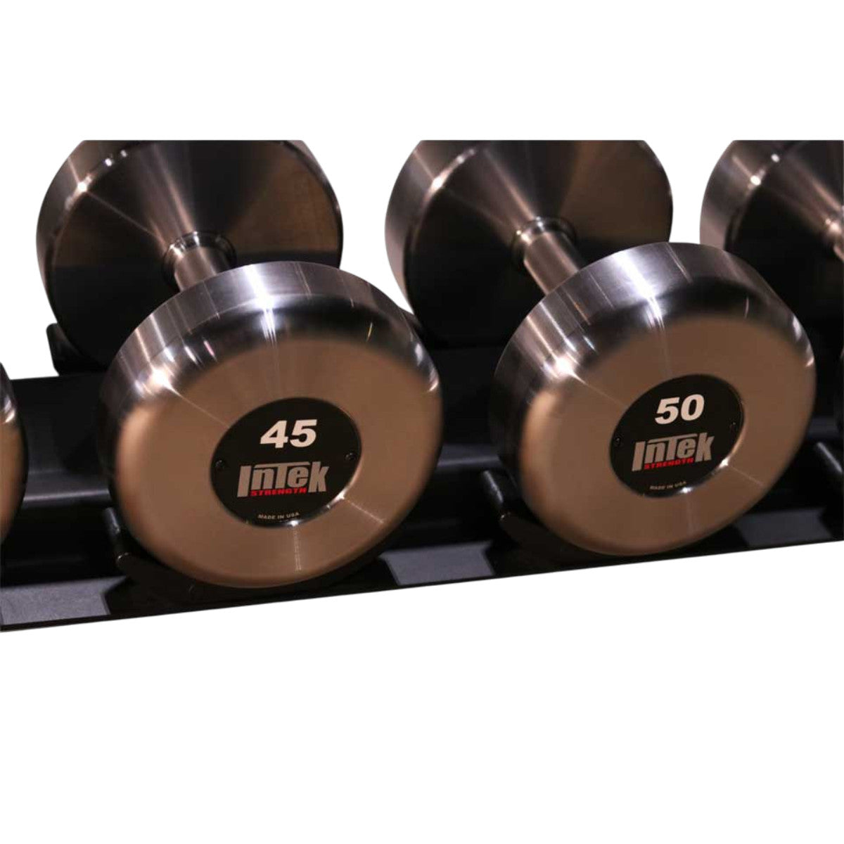Intek Strength Kräft Steel RAW Dumbbell Sets in 5 lb increments Made in USA