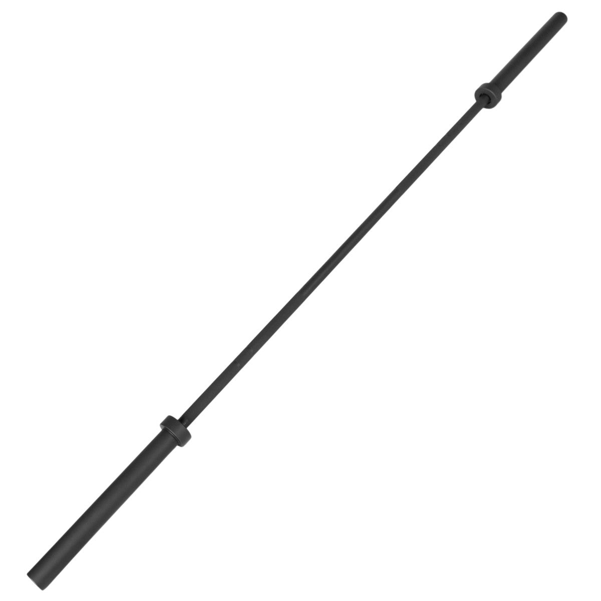 Intek Strength SLVRBK Silverback Olympic Bar Made in USA on white background