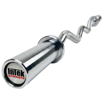 Intek Strength SOEZ-CP Olympic Hard Chrome EZ Curl Bar