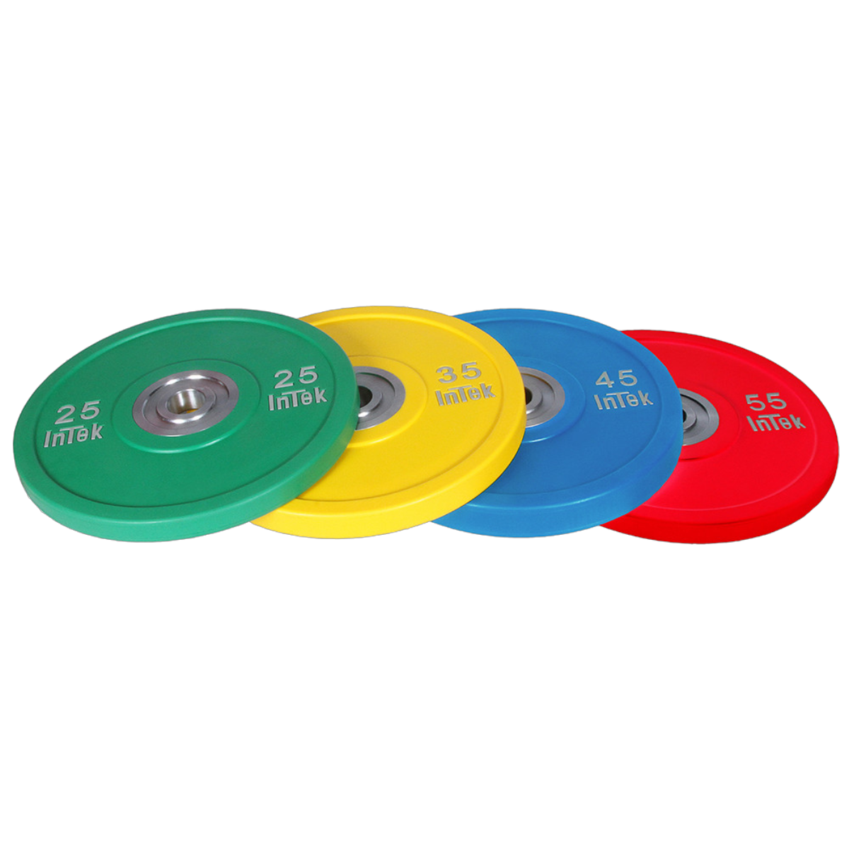Intek Strength Armor Series IBCN Color Urethane Bumper Plates LBS