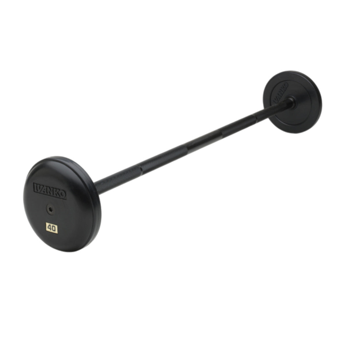 Ivanko CBBH/RUB/EPR  Fixed Barbell on white background