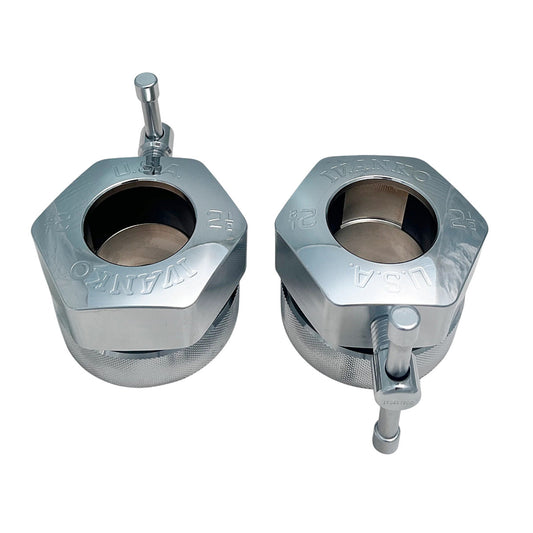 Ivanko Barbell COC-2.5KG Olympic Pressure Ring Collars Chrome on white background