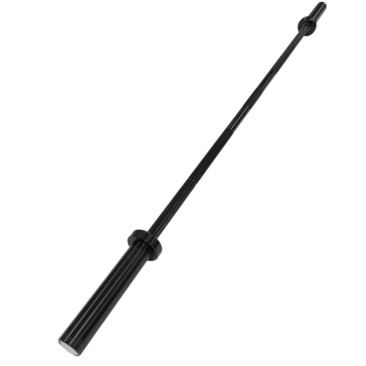 Ivanko Barbell OB-72 Olympic Bar on white background. Made in USA