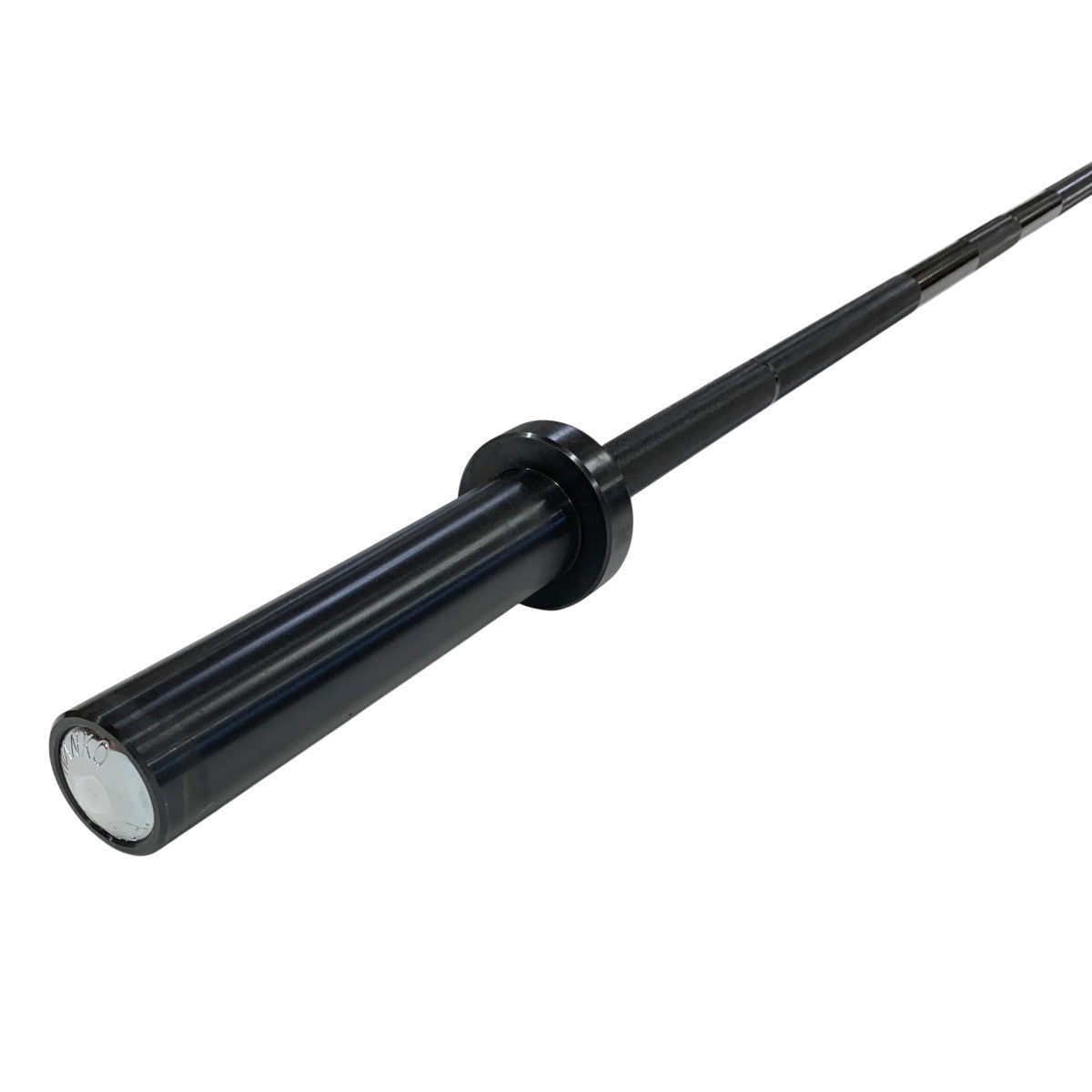 Ivanko Barbell OB-72 Olympic Bar on white background. Made in USA