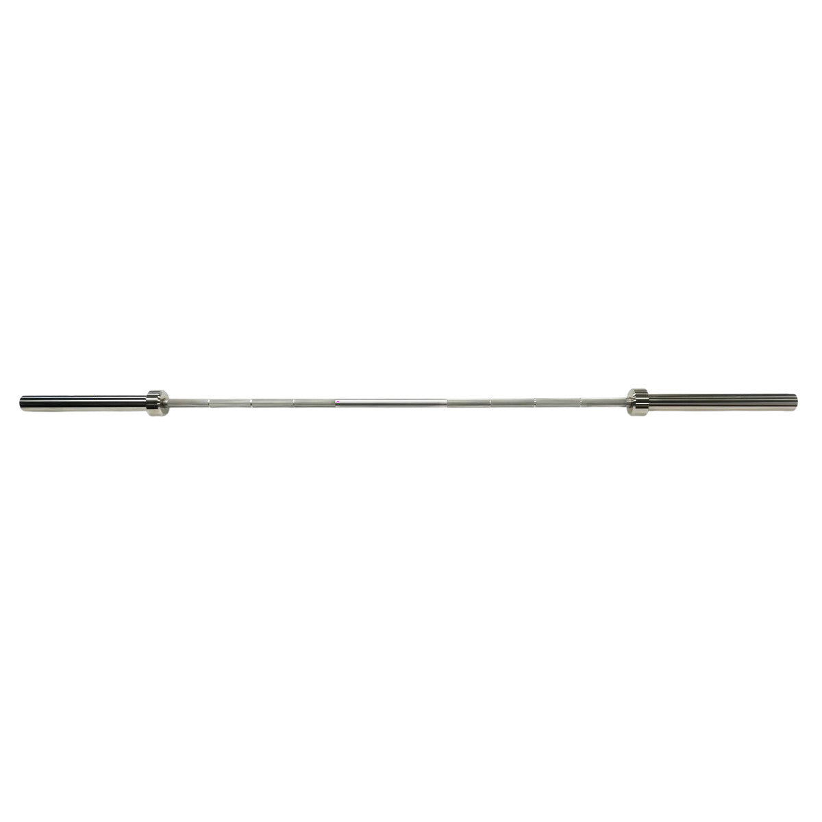 Ivanko Barbell OBS-20KG 28mm Stainless Olympic Bar - Made in USA on white background
