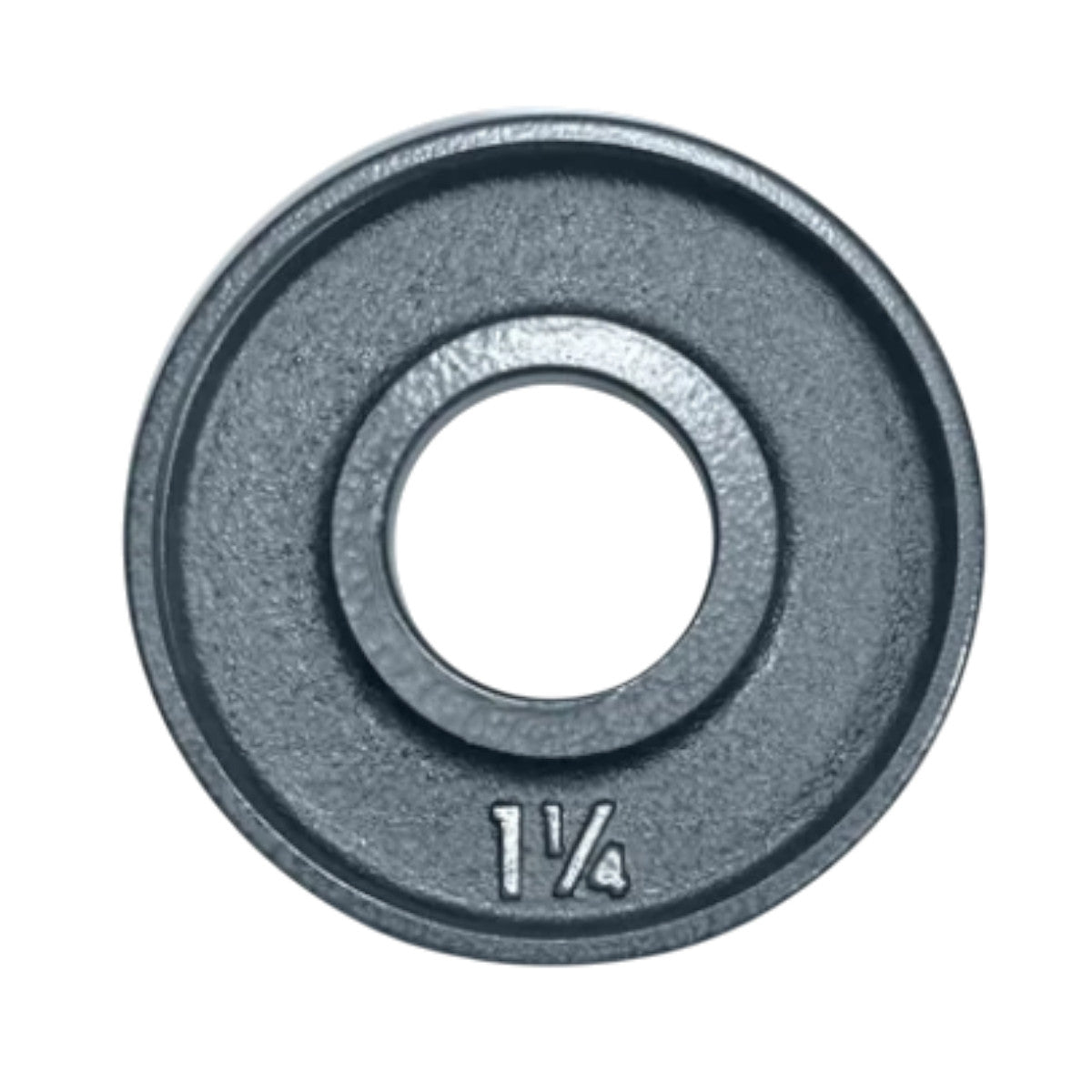 Ivanko Olympic 1.25 lb 1985 Grey Machined Plate OM Series on white background