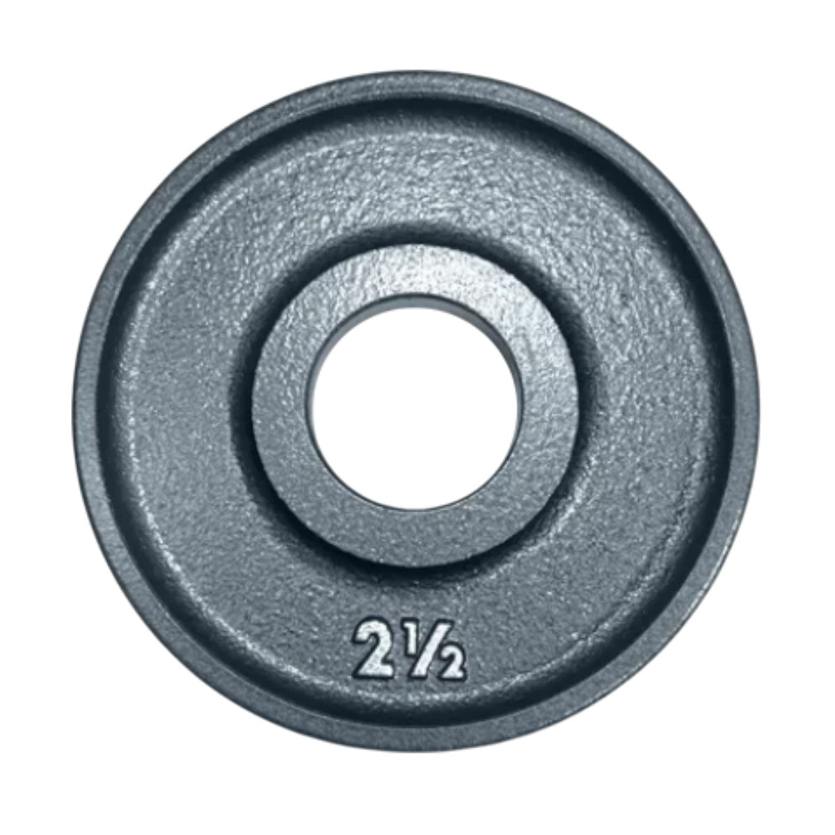 Ivanko Olympic 2.5 lb 1985 Grey Machined Plate OM Series on white background