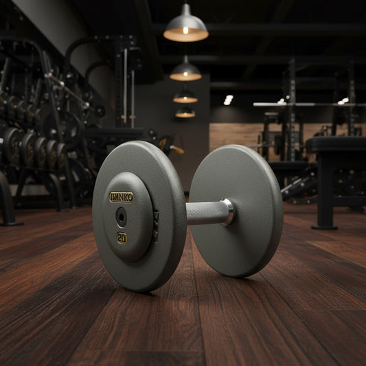 Ivanko R/EP 1.25 Cast Iron Plates w/Ductile Cast Iron End Plates in gym