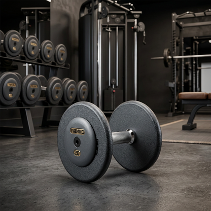 Ivanko R/EP 1.25 Cast Iron Plates w/Ductile Cast Iron End Plates in gym