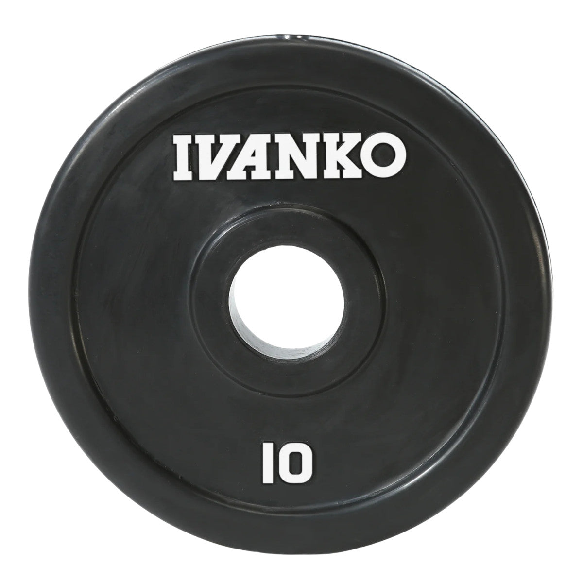 Ivanko RUBO-10 Rubber Encased Olympic Plates on white background