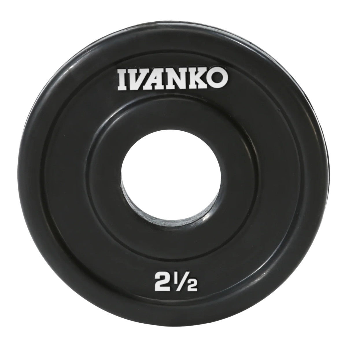 Ivanko RUBO-2.5 Rubber Encased Olympic Plates on white background